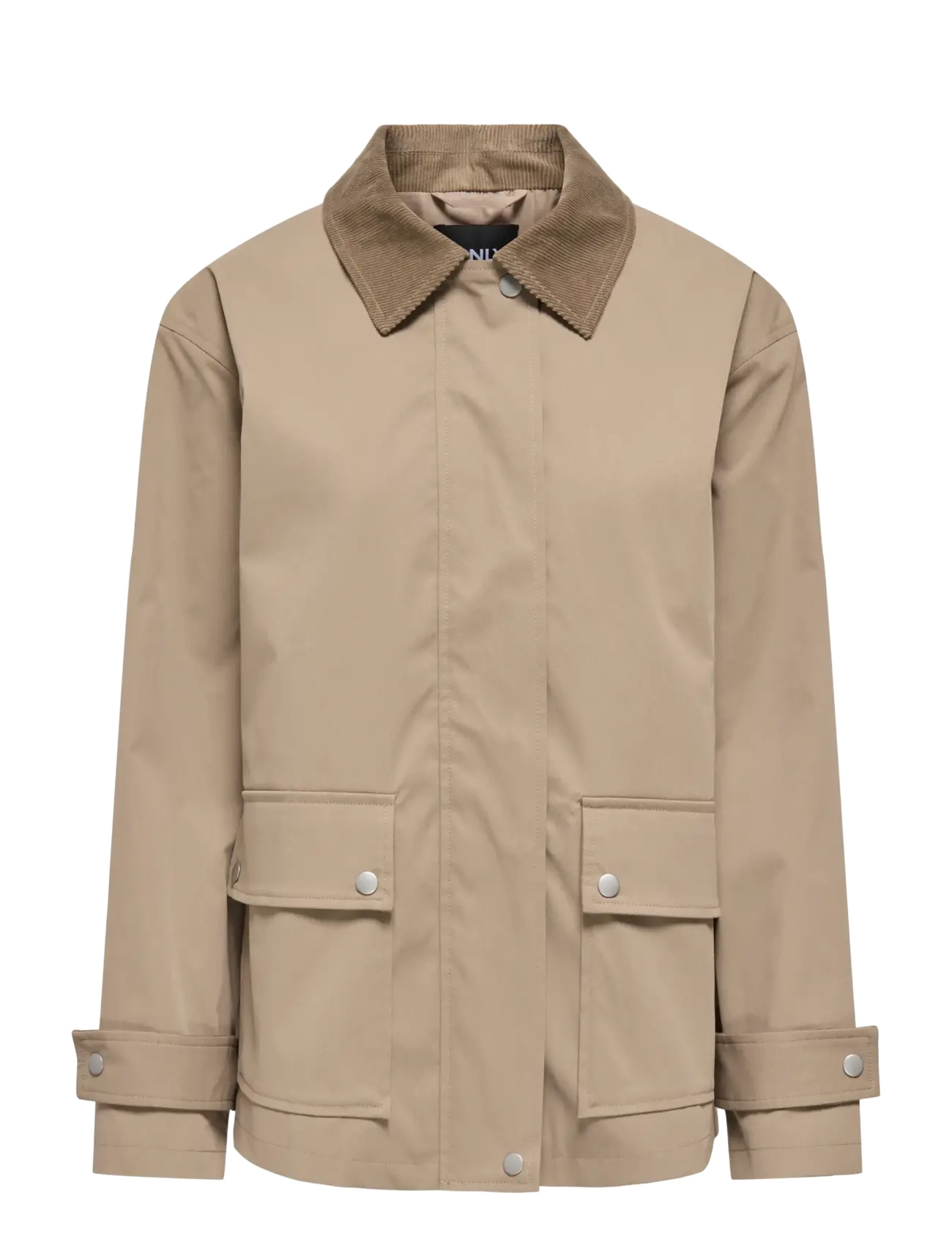 ONLY ONLEVELYN MIX JACKET OTW - ONLY - SILVER MINK / beige