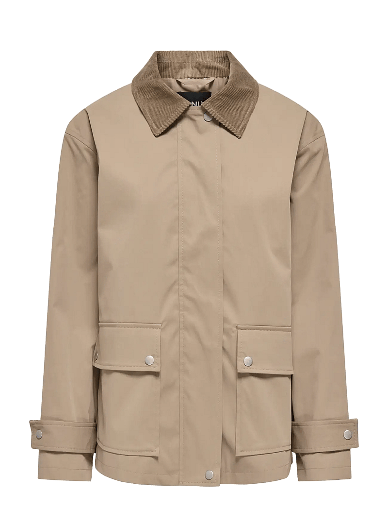 ONLY - ONLEVELYN MIX JACKET OTW - vårjackor - silver mink - 1