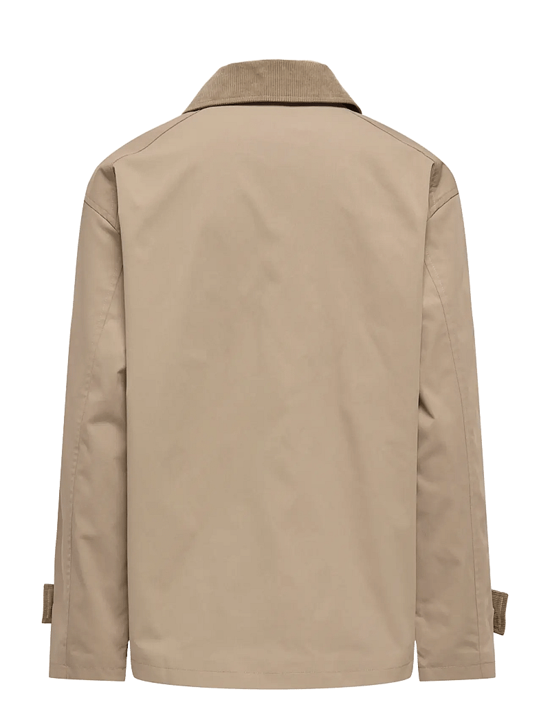 ONLY - ONLEVELYN MIX JACKET OTW - vårjackor - silver mink - 2