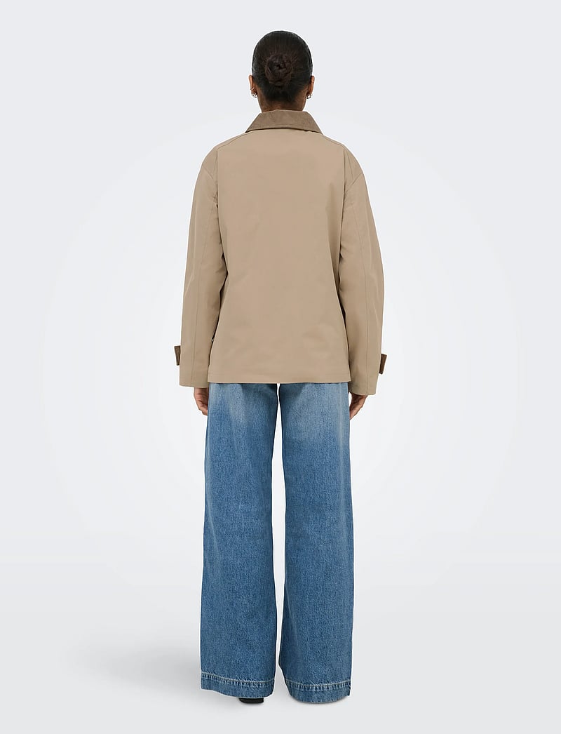 ONLY - ONLEVELYN MIX JACKET OTW - vårjackor - silver mink - 3