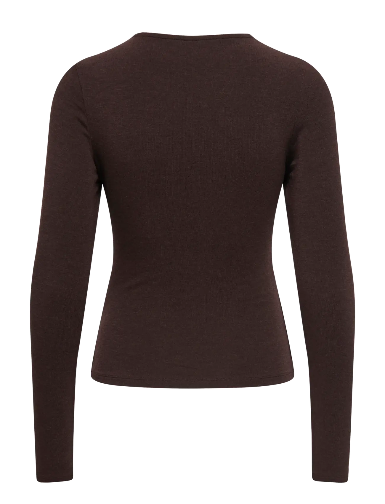 ONLY - ONLGLAMOUR L/S RUCHING TOP CC JRS - stickade tröjor - bracken - 2