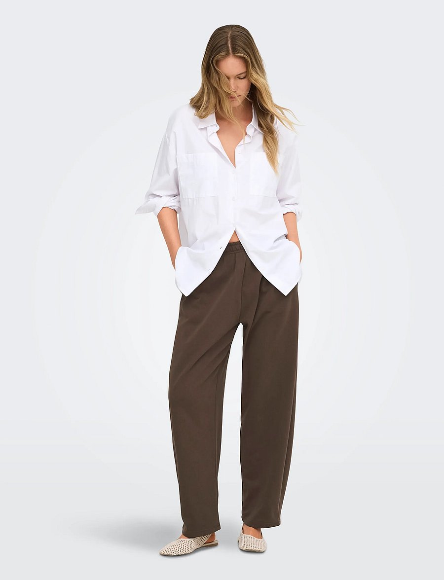 ONLY - ONLOFELIA PANT UB CC SWT - igapäevane stiil - bracken - 4