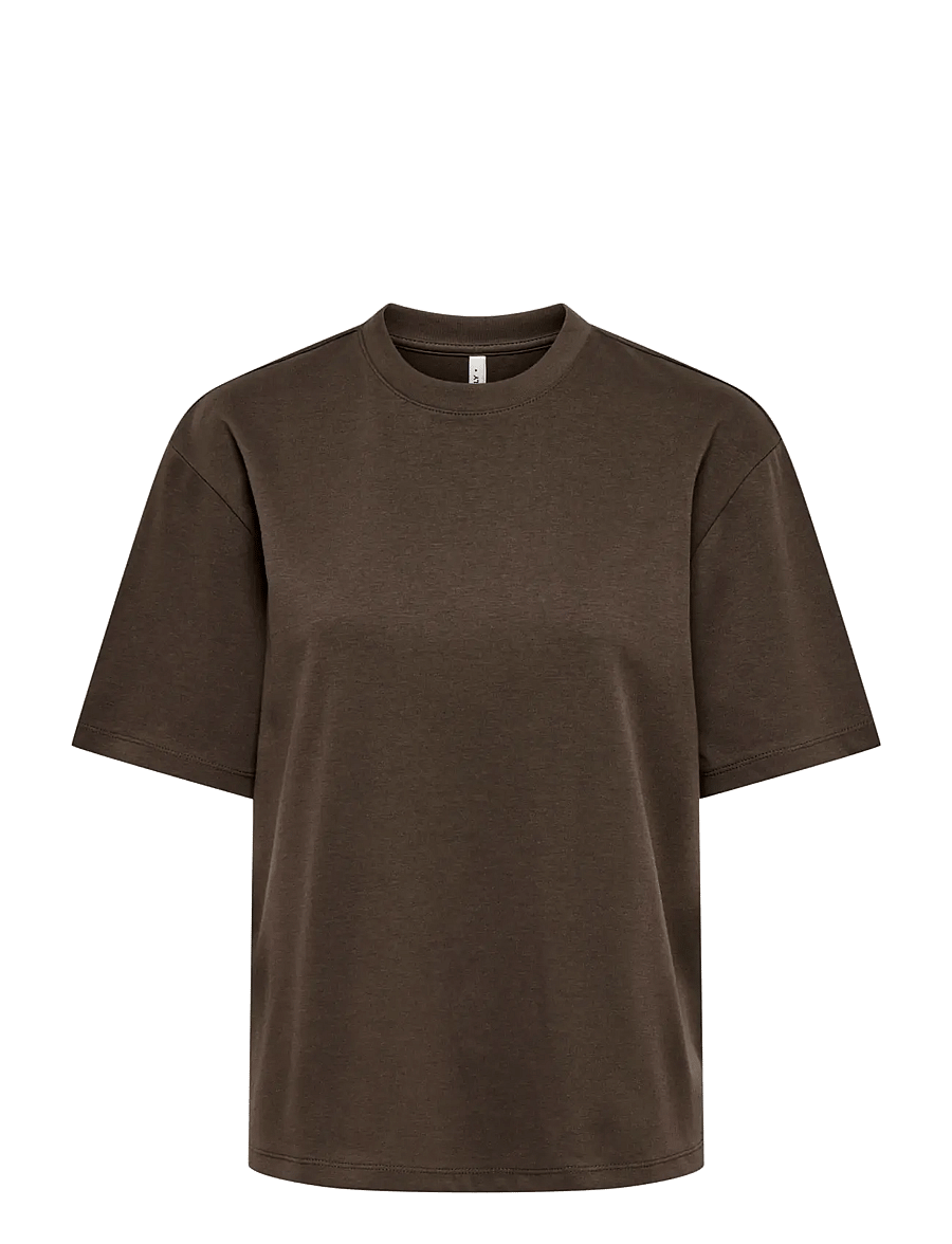 ONLY - ONLSUPERIOR SS ONECK LOOSETOP JRS NOOS - t-shirts - bracken - 1