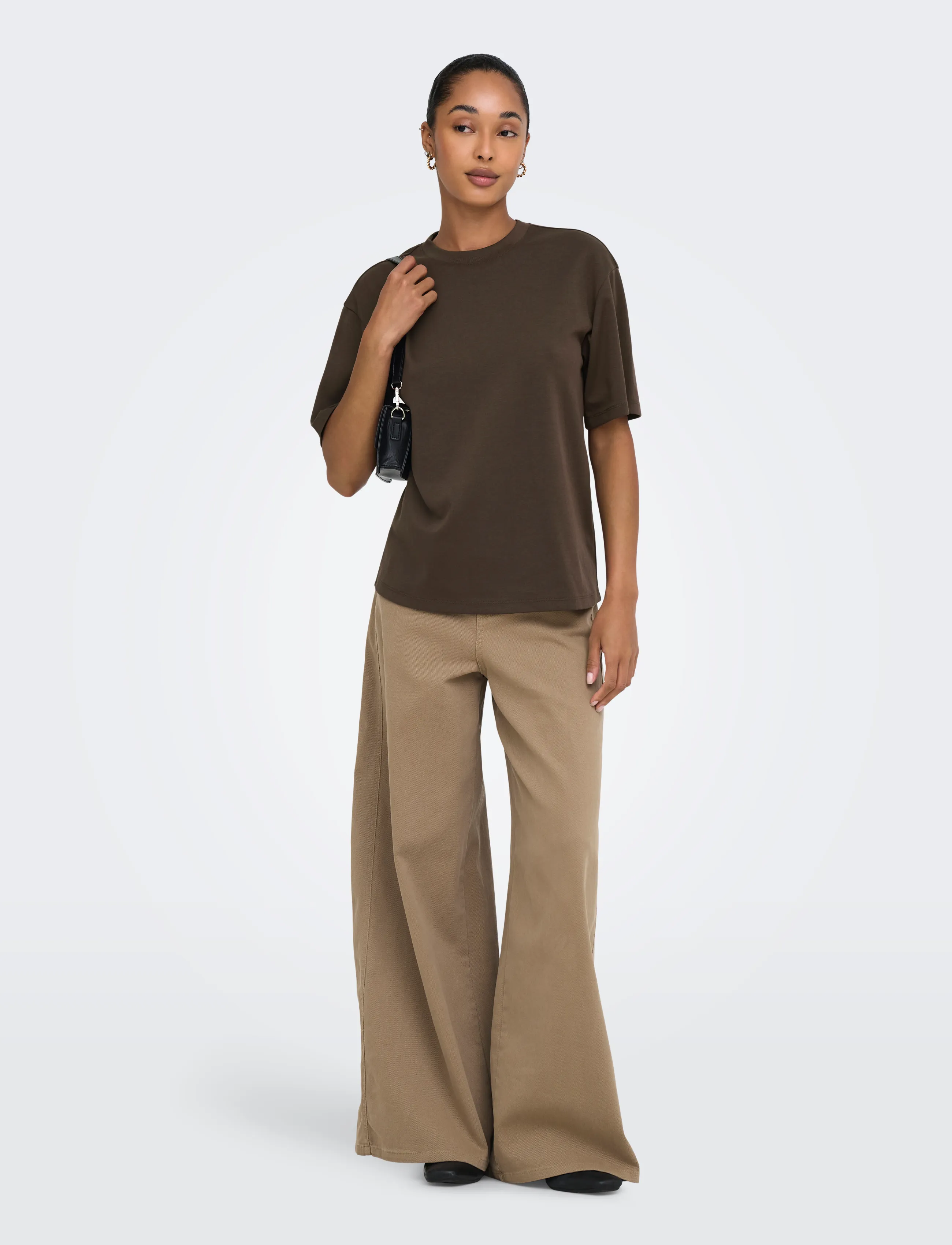 ONLY - ONLSUPERIOR SS ONECK LOOSETOP JRS NOOS - t-shirts - bracken - 4