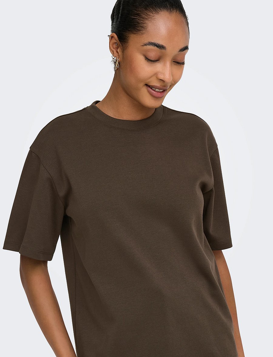 ONLY - ONLSUPERIOR SS ONECK LOOSETOP JRS NOOS - t-shirts - bracken - 5