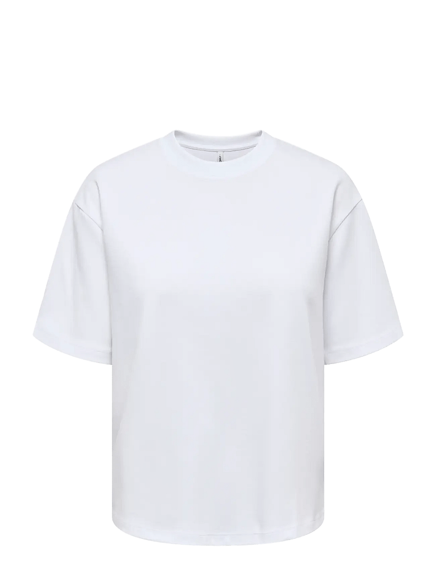 ONLY - ONLSUPERIOR SS ONECK LOOSETOP JRS NOOS - t-shirts - bright white - 1