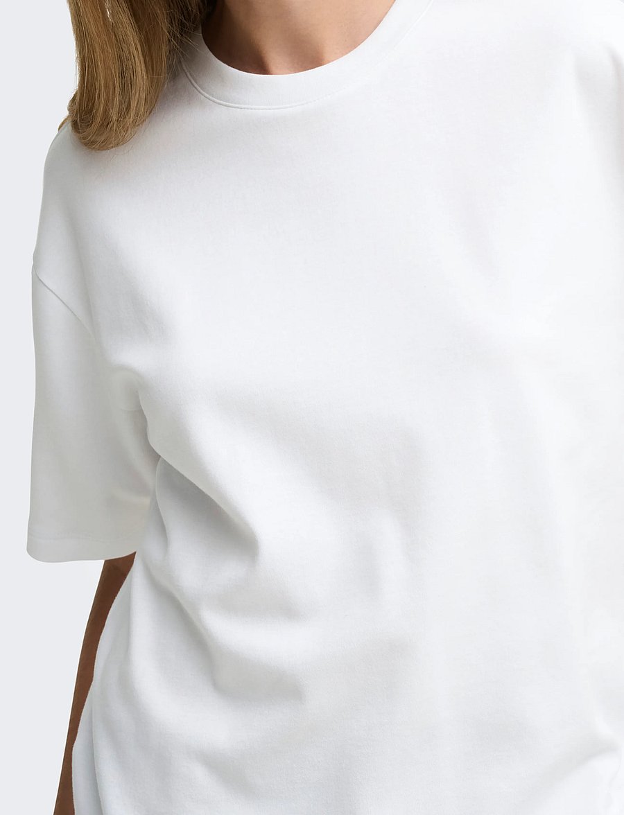 ONLY - ONLSUPERIOR SS ONECK LOOSETOP JRS NOOS - t-shirts - bright white - 5