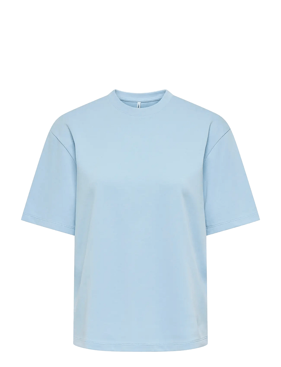 ONLY - ONLSUPERIOR SS ONECK LOOSETOP JRS NOOS - t-shirts - cashmere blue - 1