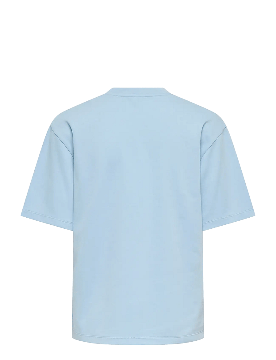 ONLY - ONLSUPERIOR SS ONECK LOOSETOP JRS NOOS - t-shirts - cashmere blue - 2