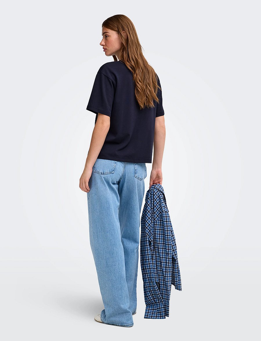 ONLY - ONLSUPERIOR SS ONECK LOOSETOP JRS NOOS - t-shirts - night sky - 3