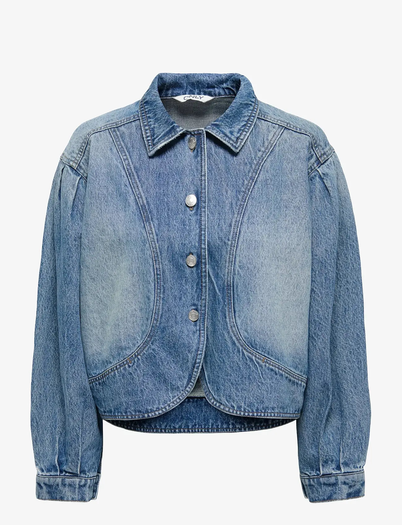 ONLY - ONLAMBER LS DNM JACKET GUA - vårjackor - medium blue denim - 0