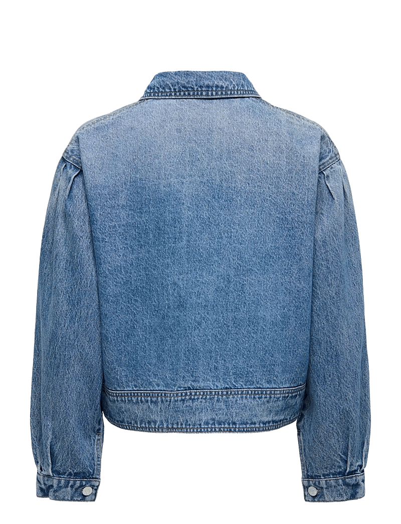 ONLY - ONLAMBER LS DNM JACKET GUA - vårjackor - medium blue denim - 1