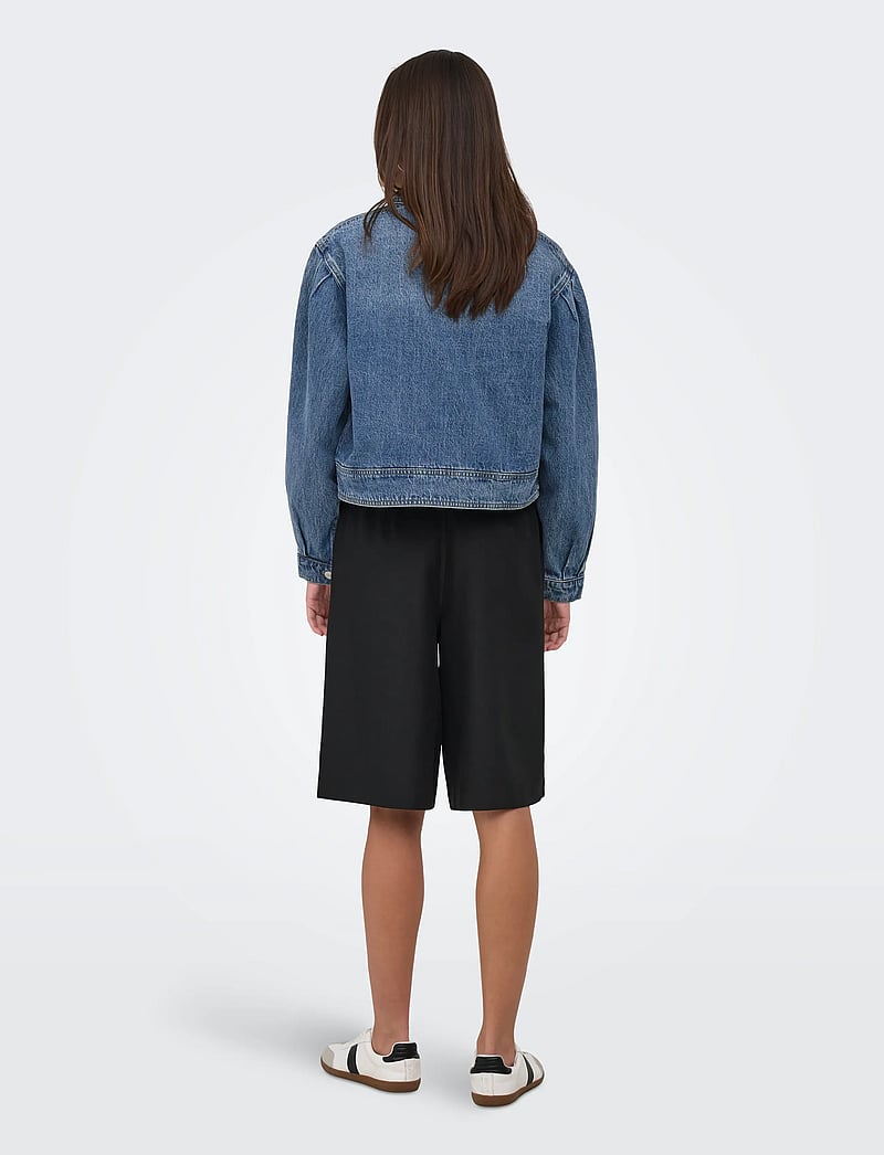 ONLY - ONLAMBER LS DNM JACKET GUA - vårjackor - medium blue denim - 3