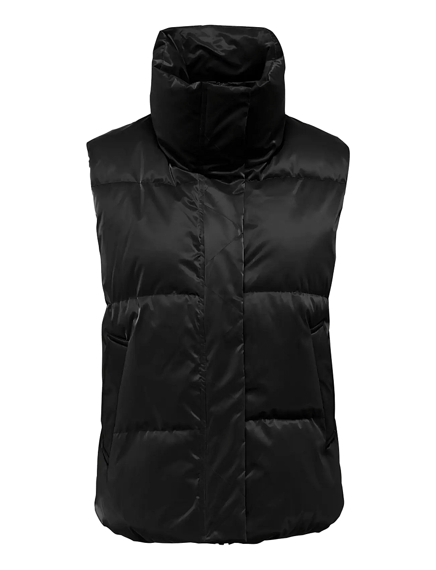 ONLY - ONLBERGEN SHINY WAISTCOAT CC OTW - black - 0