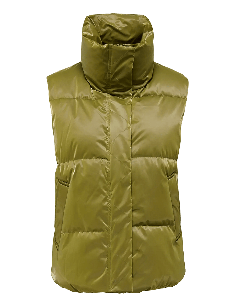 ONLY - ONLBERGEN SHINY WAISTCOAT CC OTW - vatterede veste - fir green - 0