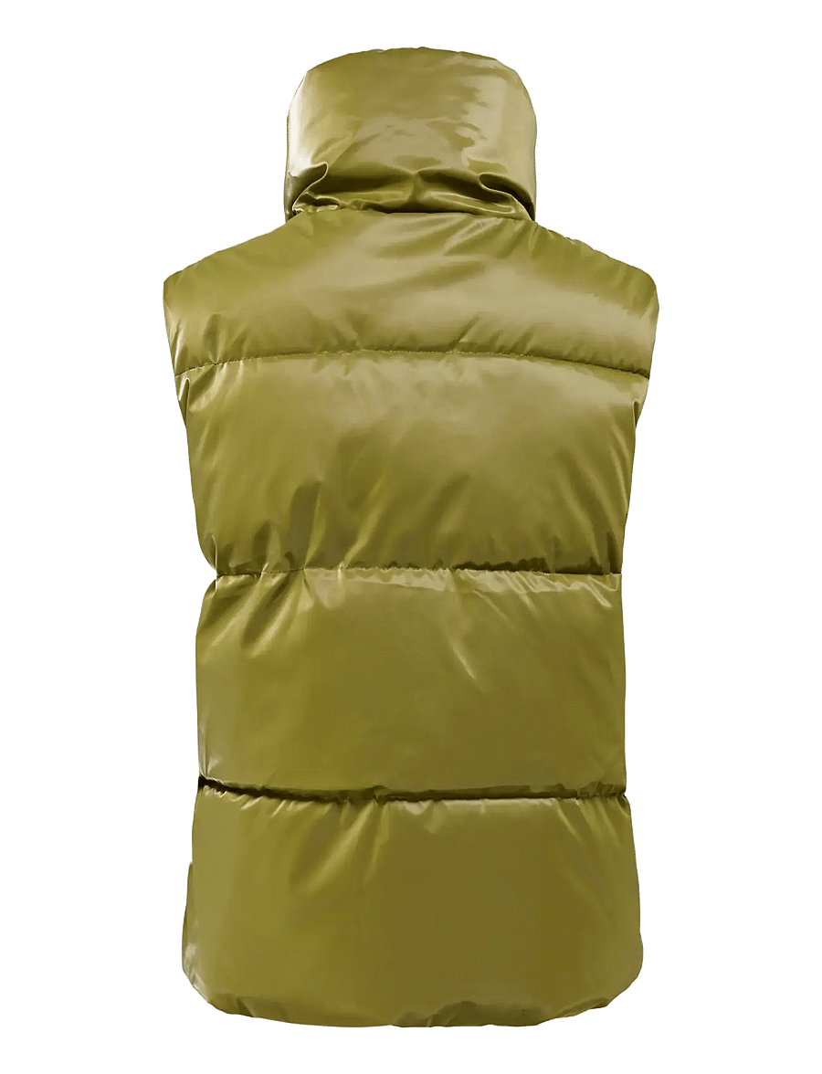 ONLY - ONLBERGEN SHINY WAISTCOAT CC OTW - vatterede veste - fir green - 1