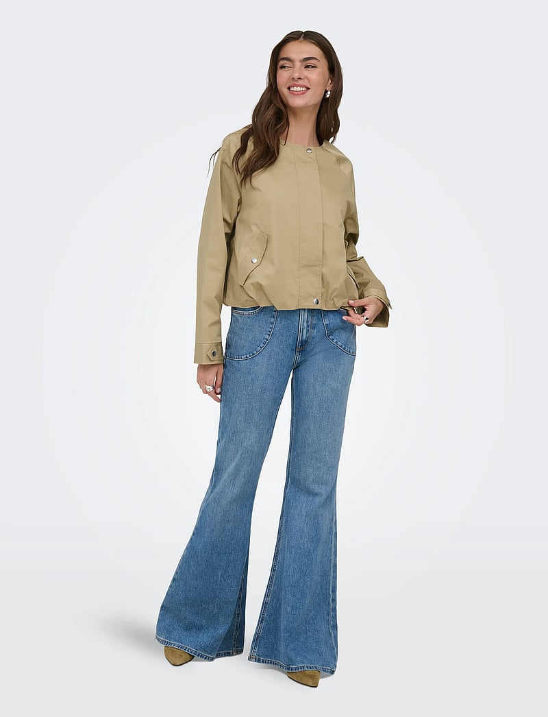 ONLY - ONLFAYE L/S BOMBER JACKET PNT - kevadjoped - starfish - 4