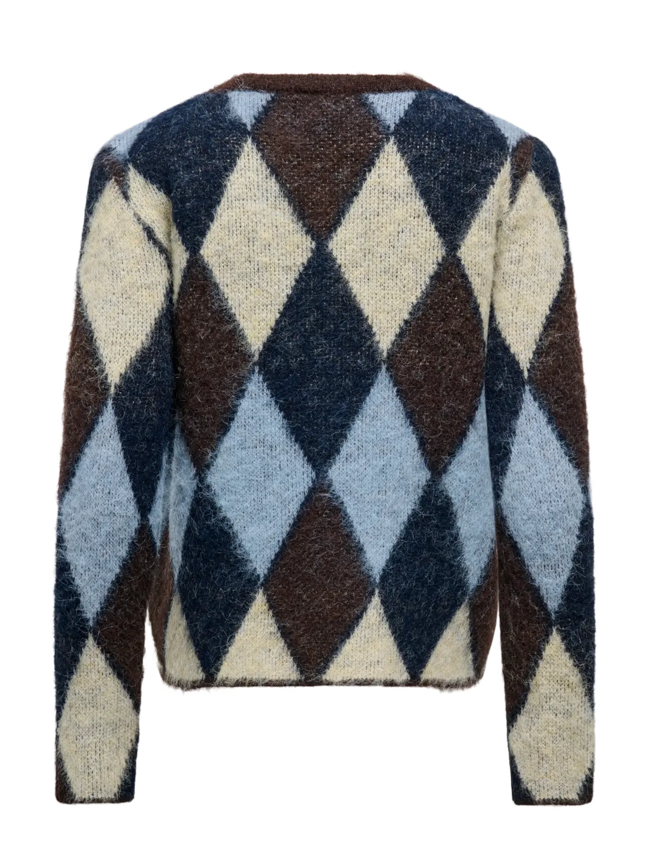 ONLY - ONLNOEME LS O-NECK CARDIGAN KNT - koftor - coffee bean - 2