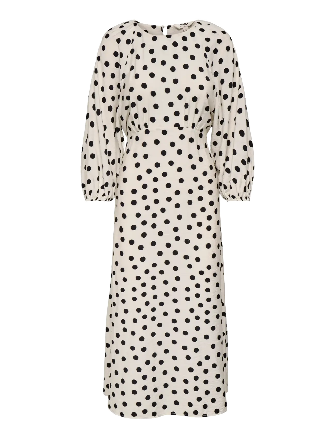 ONLY ONLMAIZEE 3/4 BELT MAXI DRESS WVN EX - Maxiklänningar - CLOUD DANCER / black