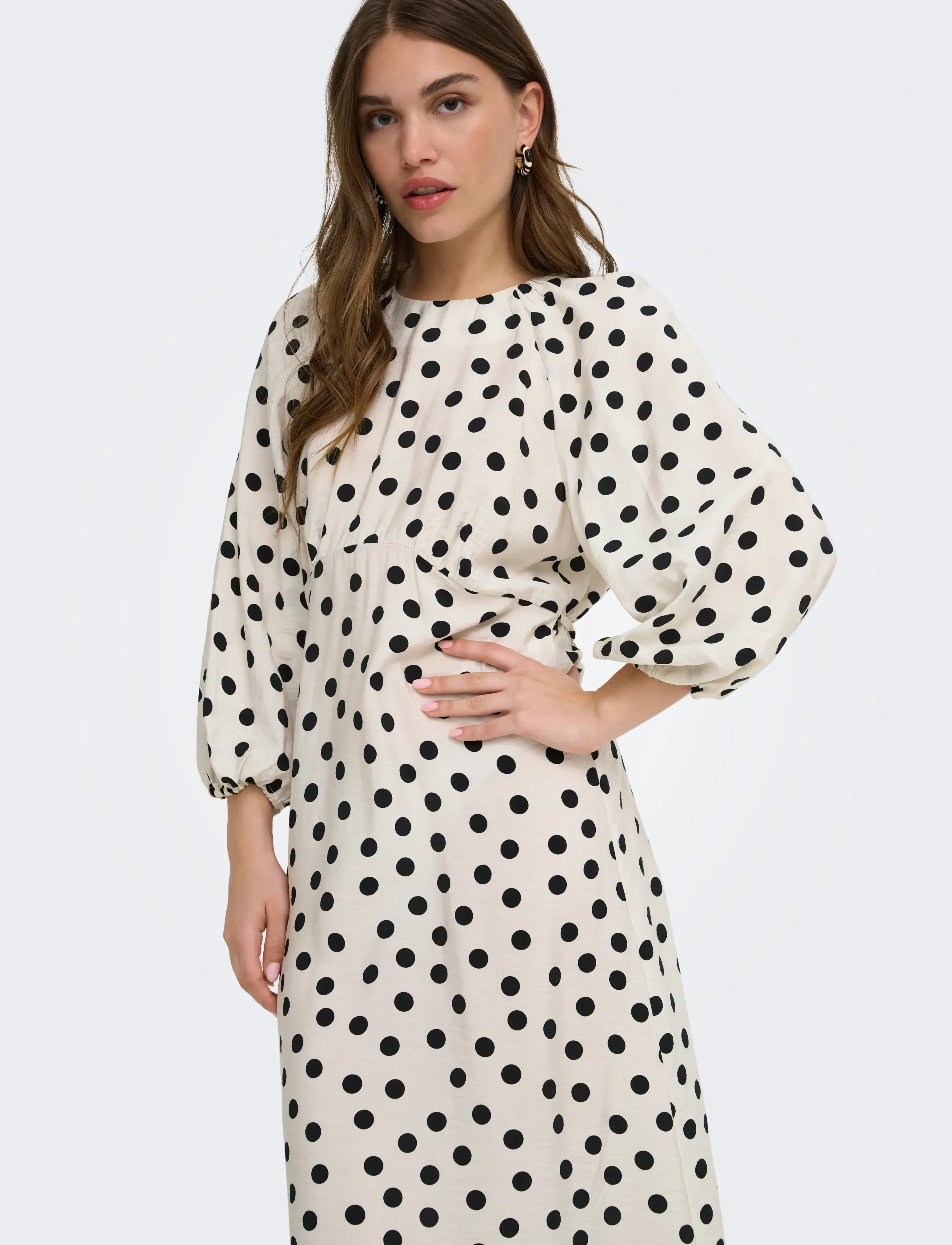 Onlmaizee 3/4 Belt Maxi Dress Wvn Ex 6