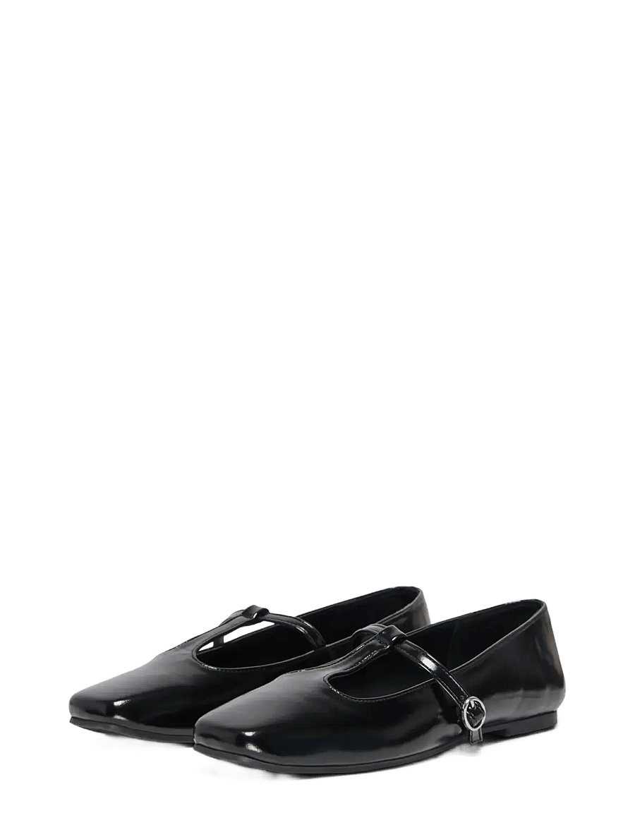 ONLY - ONLAKIRA-8 PU T-STRAP BALLERINA - black - 2
