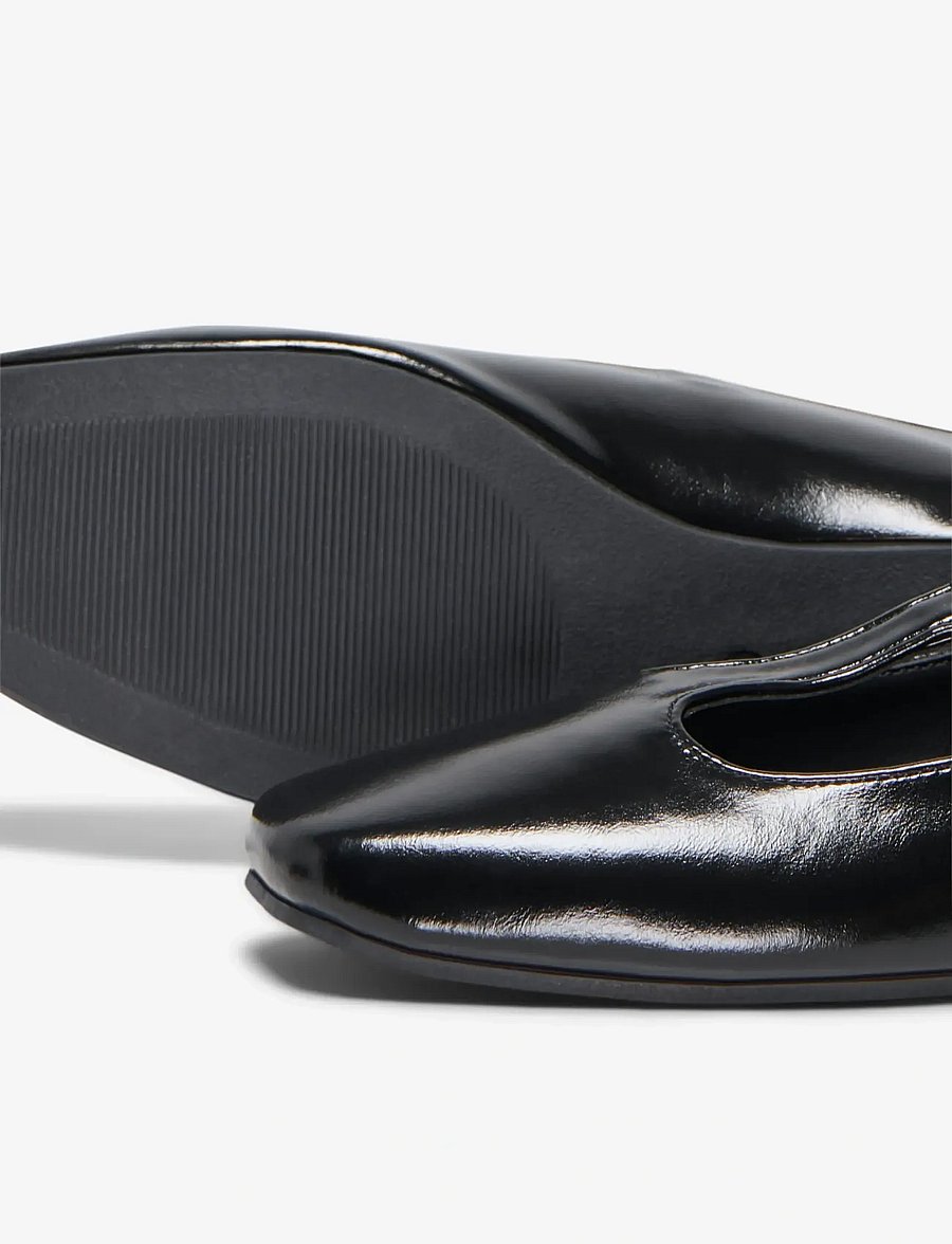ONLY - ONLAKIRA-8 PU T-STRAP BALLERINA - black - 4