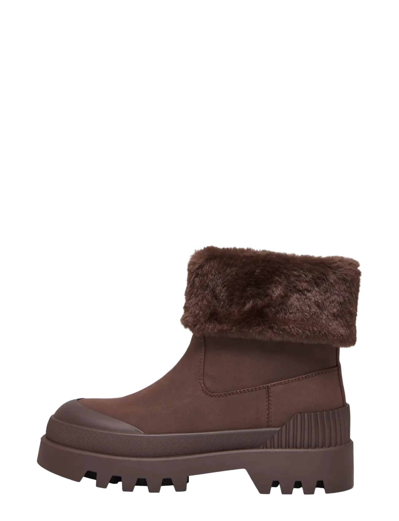 ONLY ONLBUZZ-6 WARM FOLD UP BOOT - Winter boots - BROWN STONE / brown