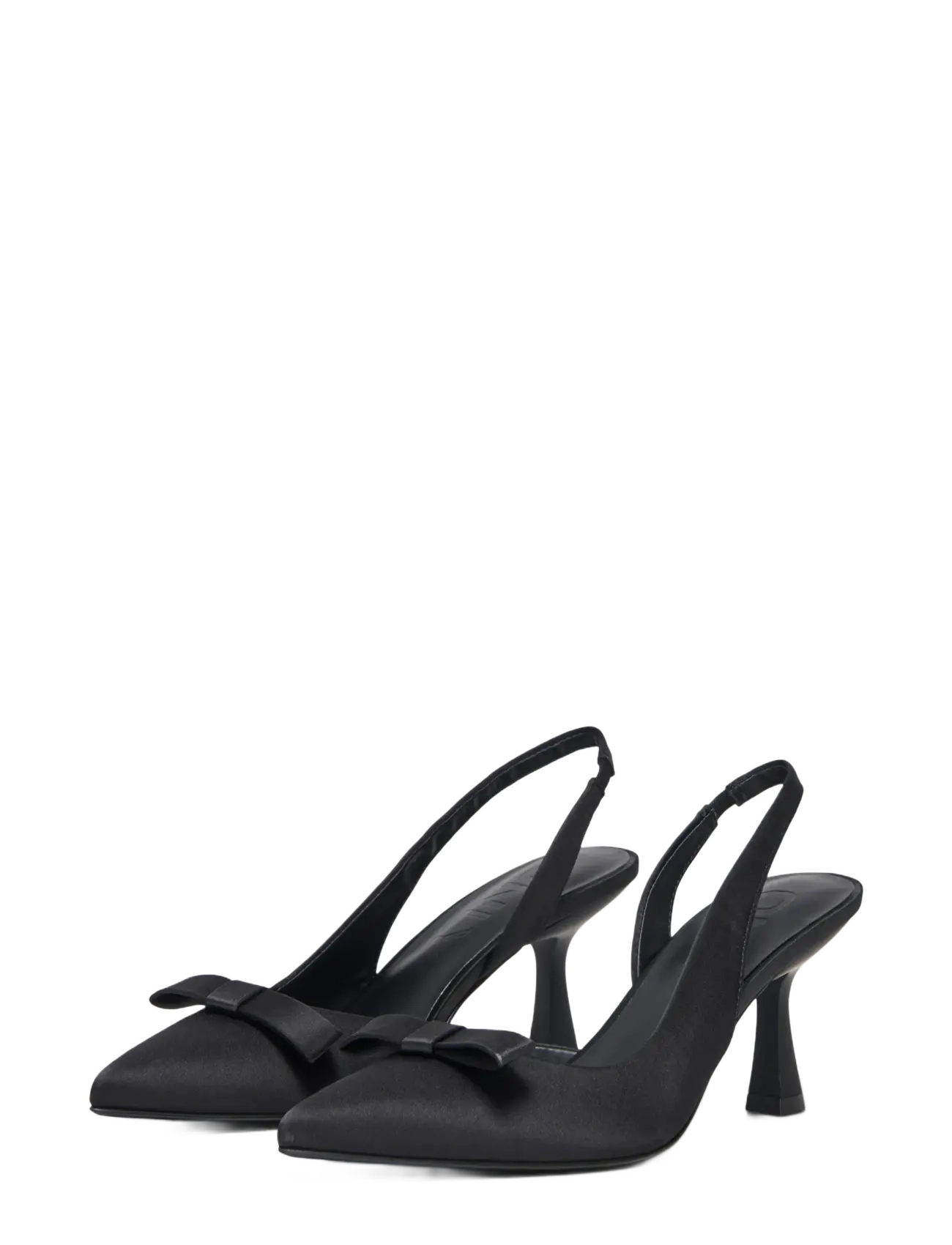 ONLY - ONLPERRIE-2 BOW PUMP - högklackade slingbacks - black - 2