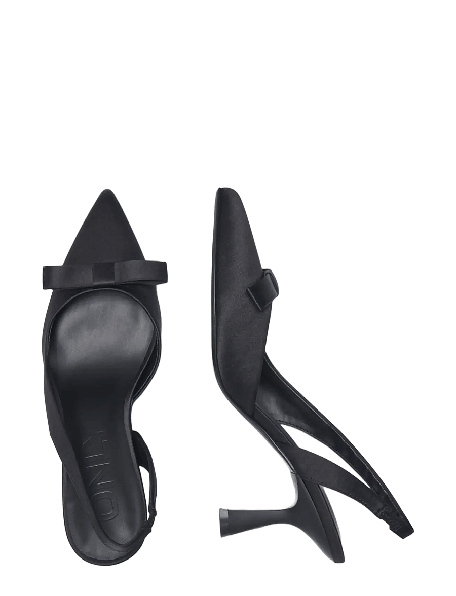 ONLY - ONLPERRIE-2 BOW PUMP - högklackade slingbacks - black - 3