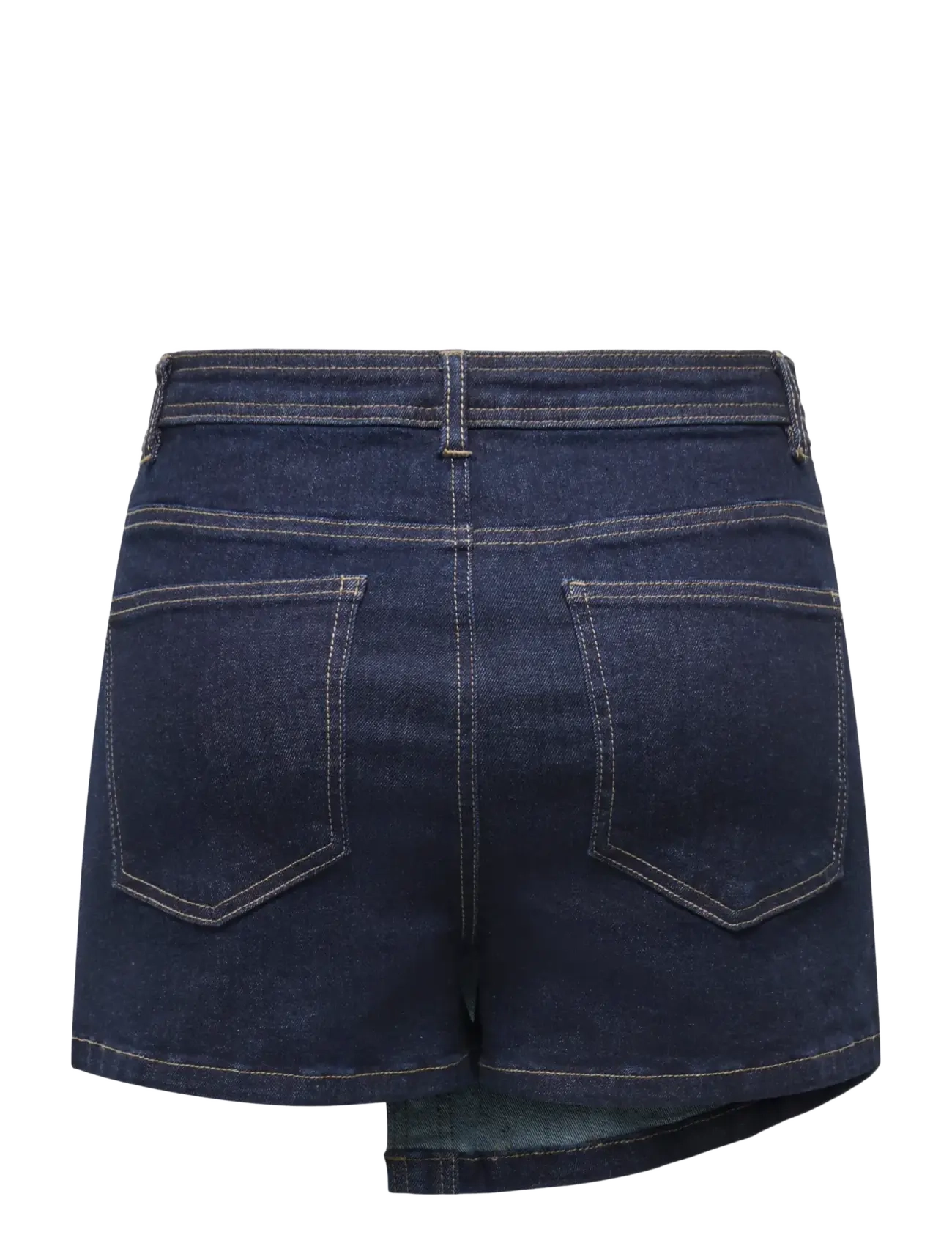 ONLY - ONLLILLIE REG GOLD BUT DNM SKORT BJ - gallapils - dark blue denim - 2