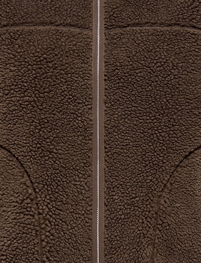 ONLY - ONLBABY TEDDY HIGH ZIP VEST PNT NOOS - fleece- und teddy-westen - chocolate martini - 2