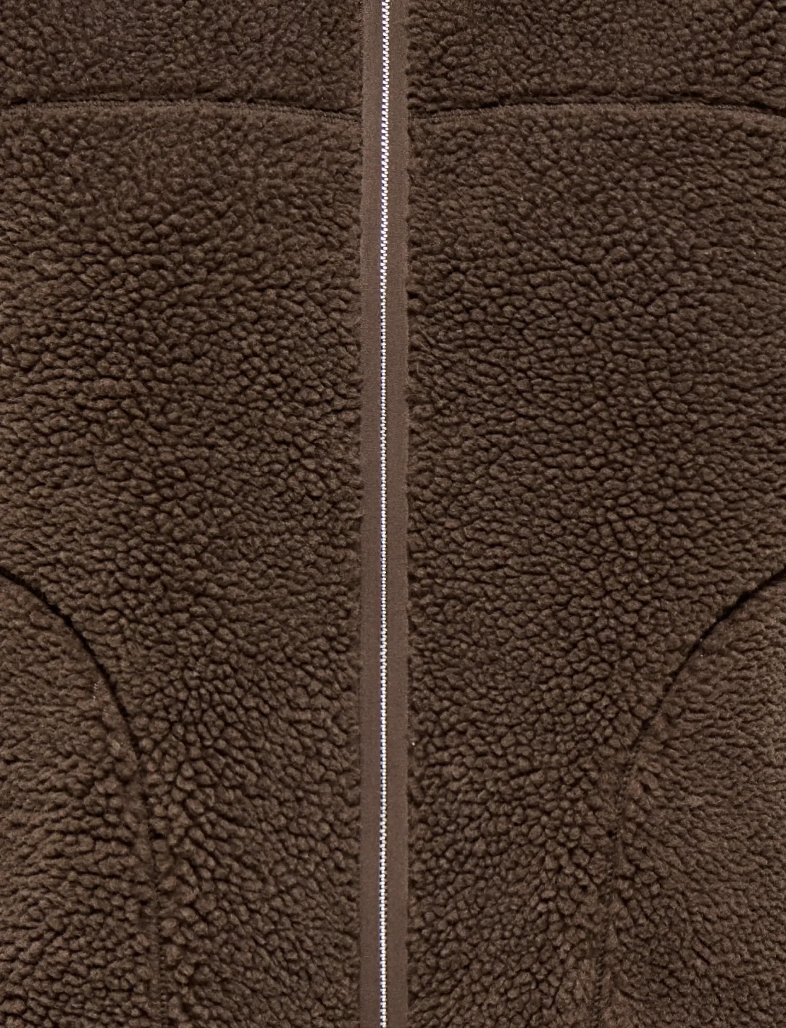 ONLY - ONLBABY TEDDY HIGH ZIP VEST PNT NOOS - vestes sans manches en tissu peluche - chocolate martini - 2