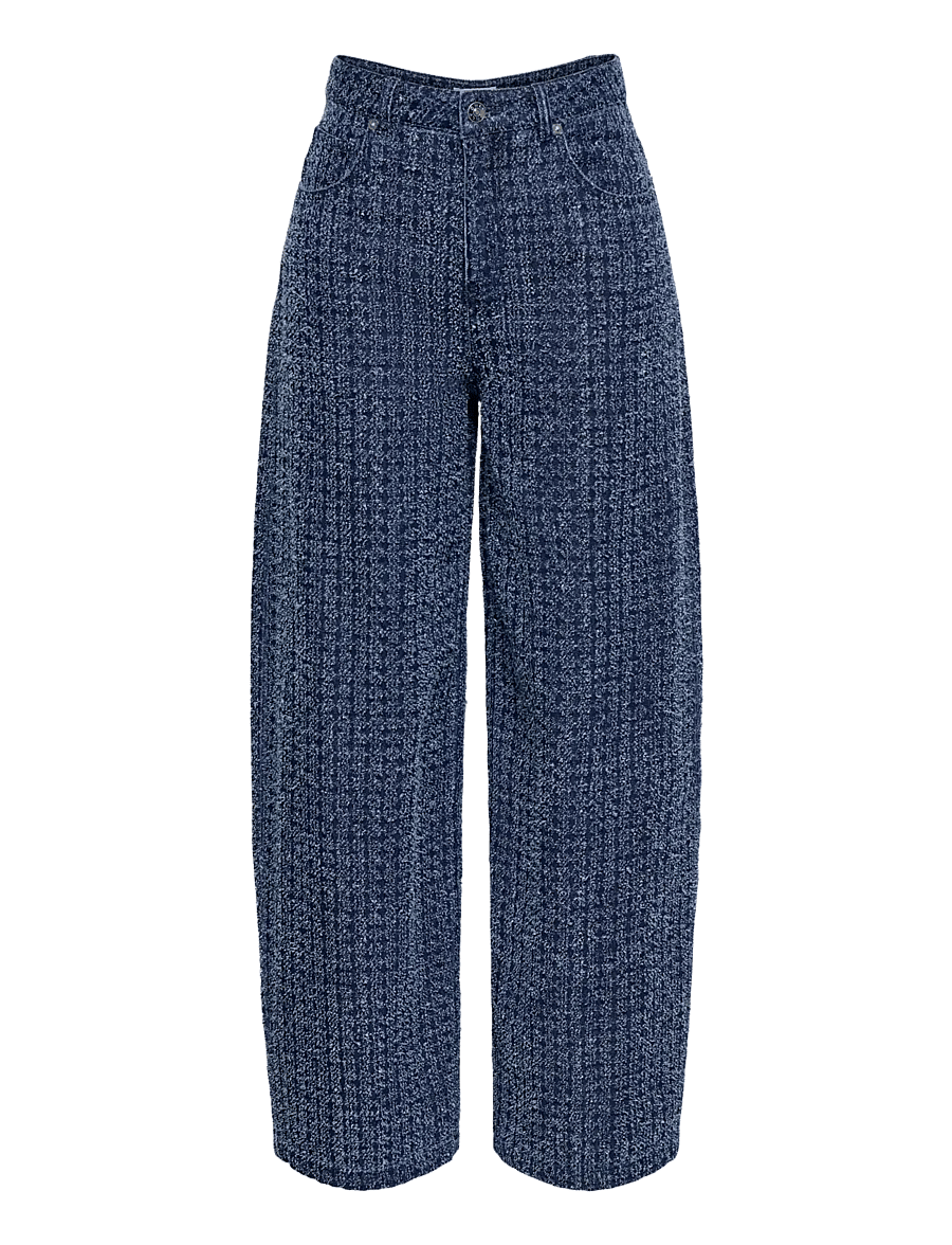 ONLY - ONLTAYLOR HW BOUCLE BARREL DNM SIJI - medium blue denim - 1