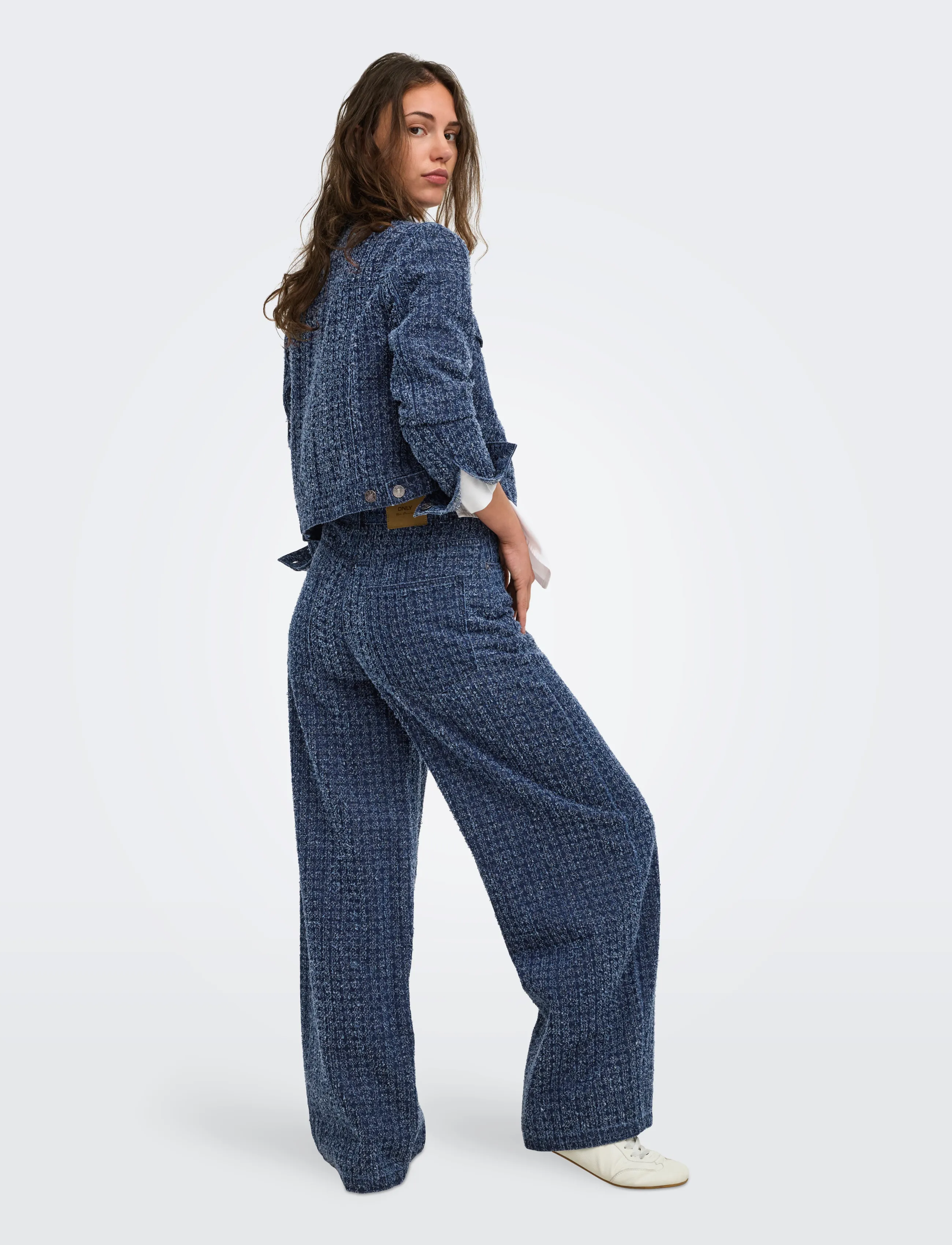 ONLY - ONLTAYLOR HW BOUCLE BARREL DNM SIJI - medium blue denim - 3