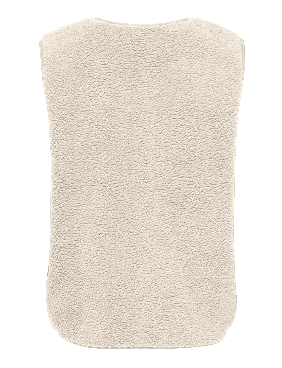 ONLY - ONLBABY TEDDY ZIP VEST PNT - fleece- och teddyvästar - birch - 1
