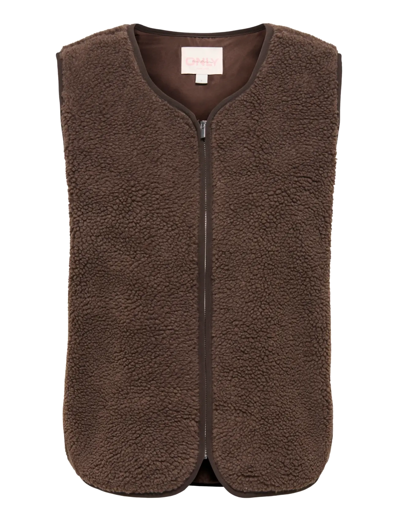 ONLY ONLBABY TEDDY ZIP VEST PNT - Riided - CHOCOLATE MARTINI / brown