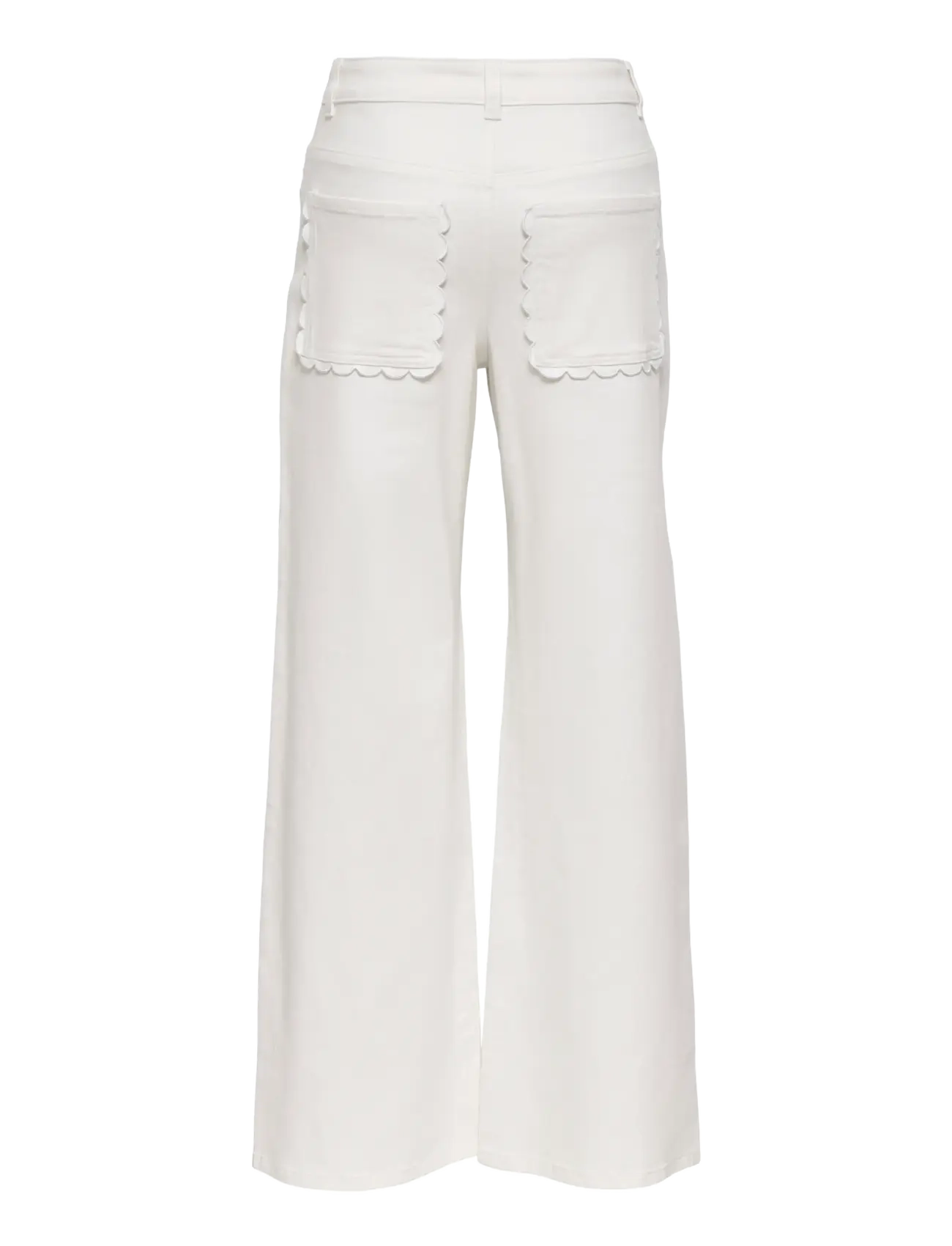 ONLY - ONLMADISON-SILLE HW WIDE POCKET PANT PNT - vide jeans - bright white - 2