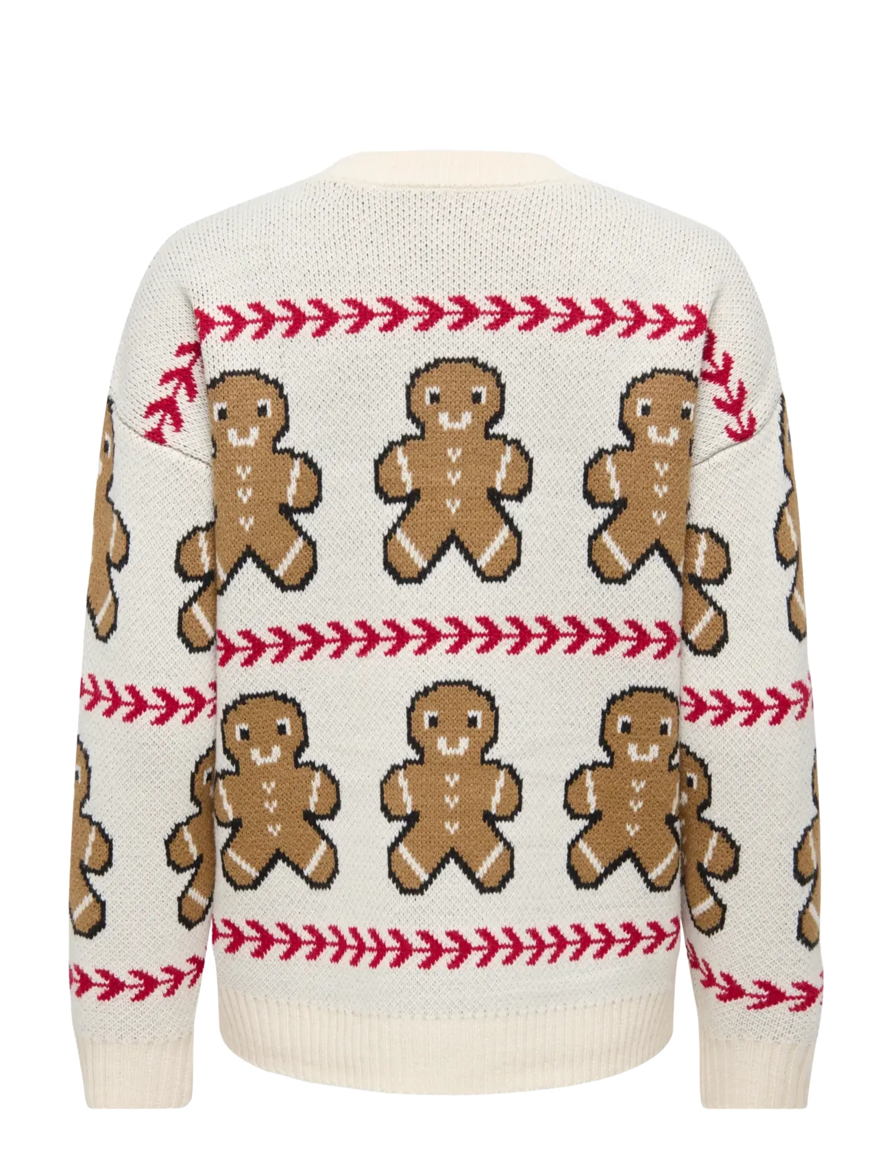 ONLY - ONLXMAS HO LS O-NECK KNT - jumpers - birch - 1