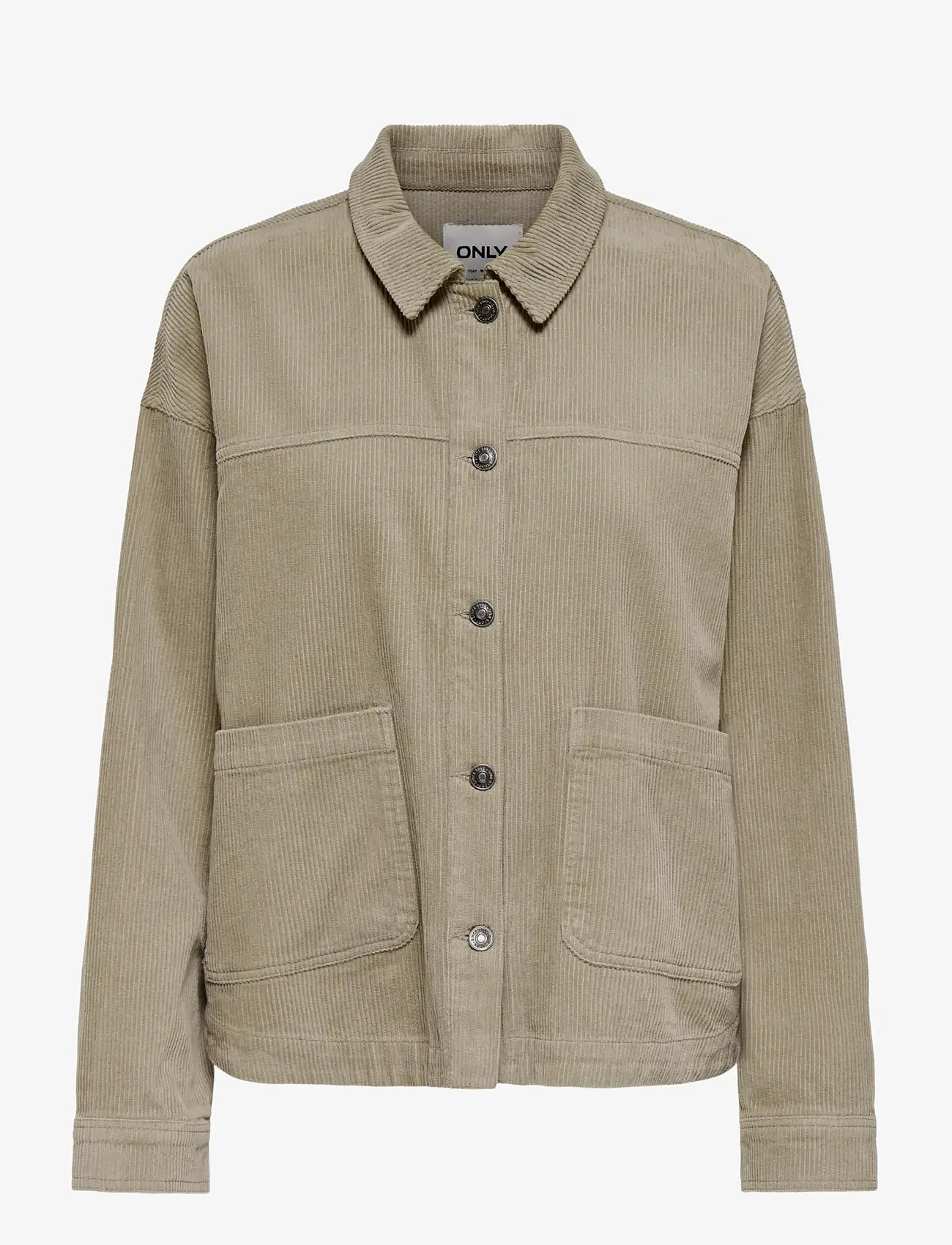 ONLY - ONLKANA CORDUROY JACKET OTW - forårsjakker - silver mink - 1