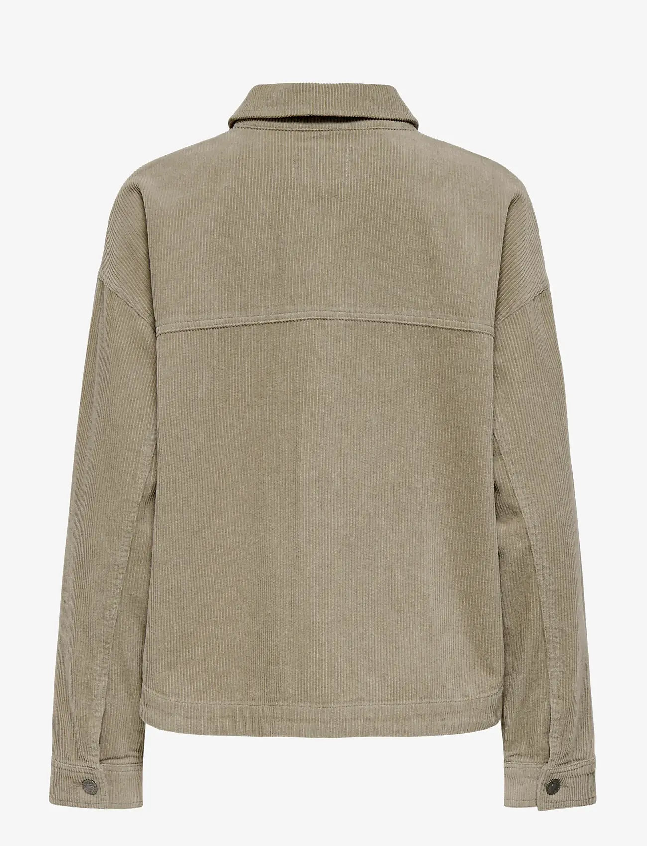 ONLY - ONLKANA CORDUROY JACKET OTW - forårsjakker - silver mink - 2