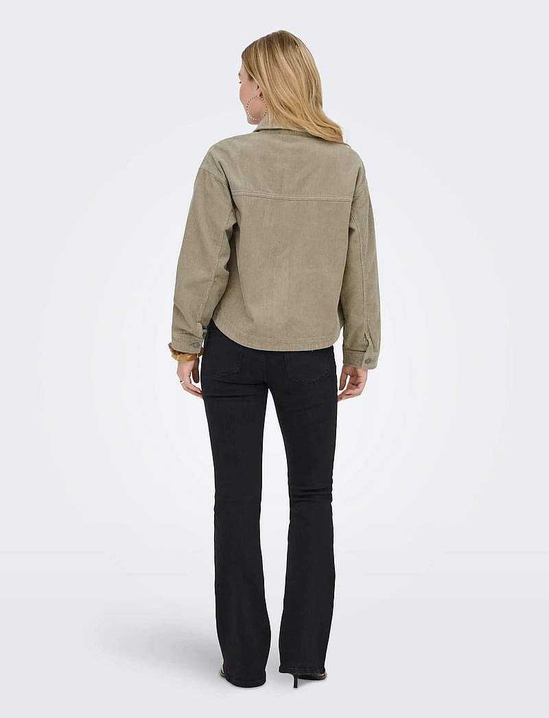ONLY - ONLKANA CORDUROY JACKET OTW - forårsjakker - silver mink - 3