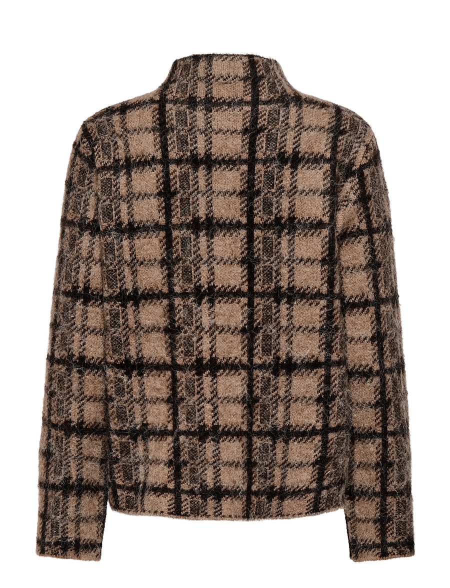 ONLY - ONLLOUISE LS HIGHNECK EX KNT - pullover - chocolate torte - 2