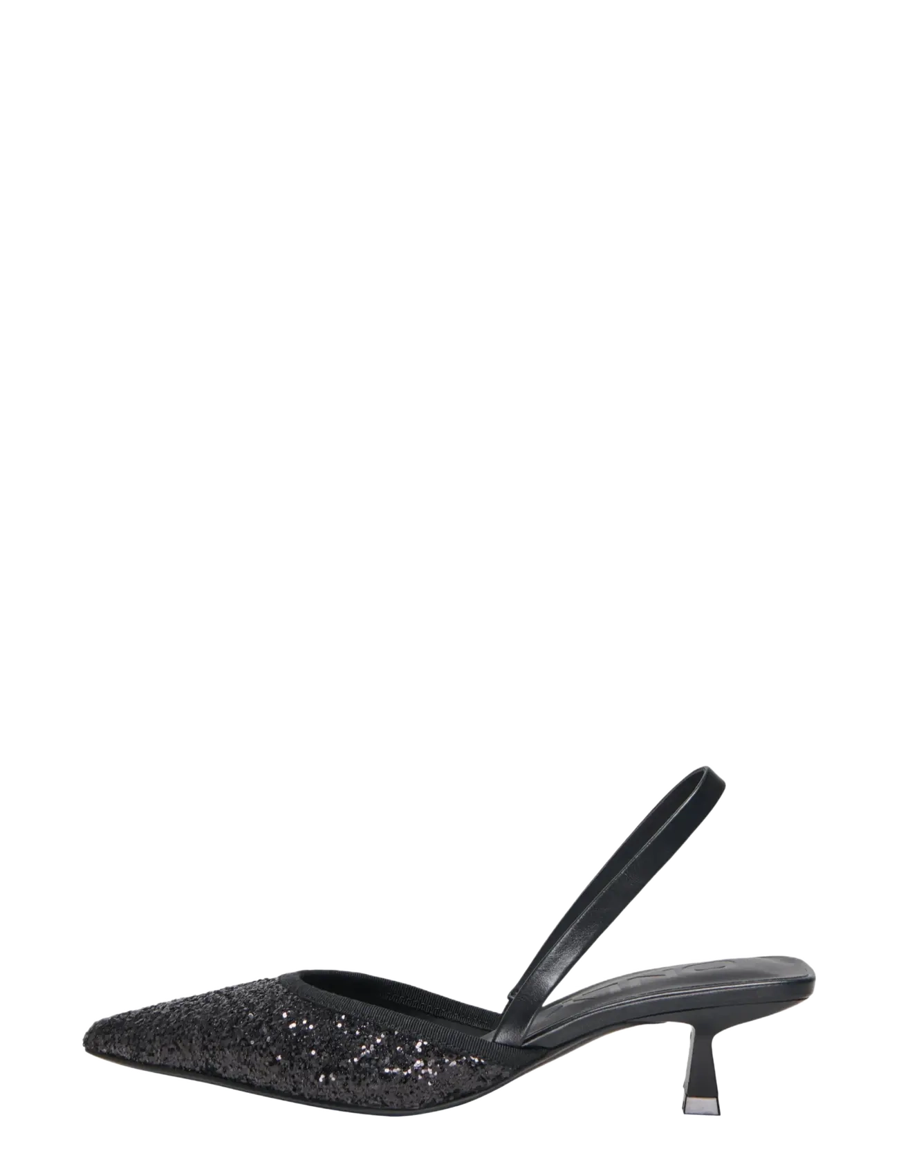 ONLY Onlcoco-11 Glitter Slingback, Kvinder, Glitter Slingback Pumps, Sort, Str: 40