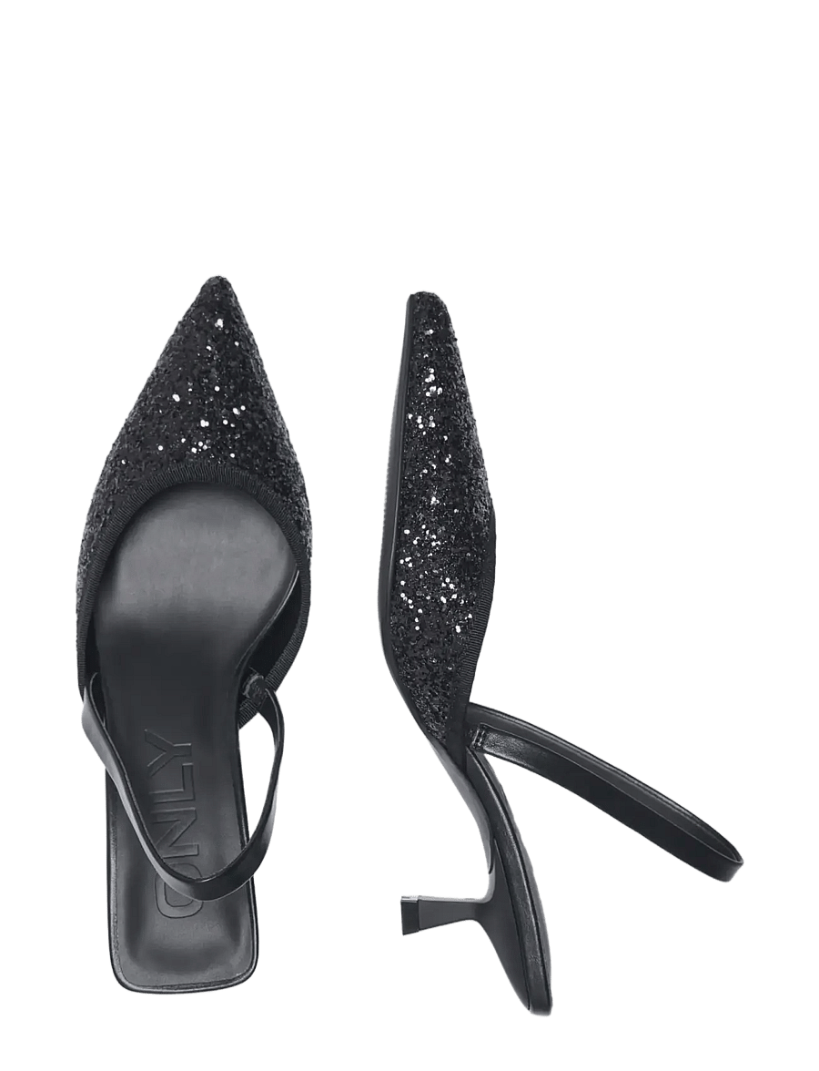 ONLY - ONLCOCO-11 GLITTER SLINGBACK - black - 2