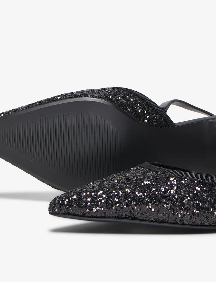 ONLY - ONLCOCO-11 GLITTER SLINGBACK - black - 4