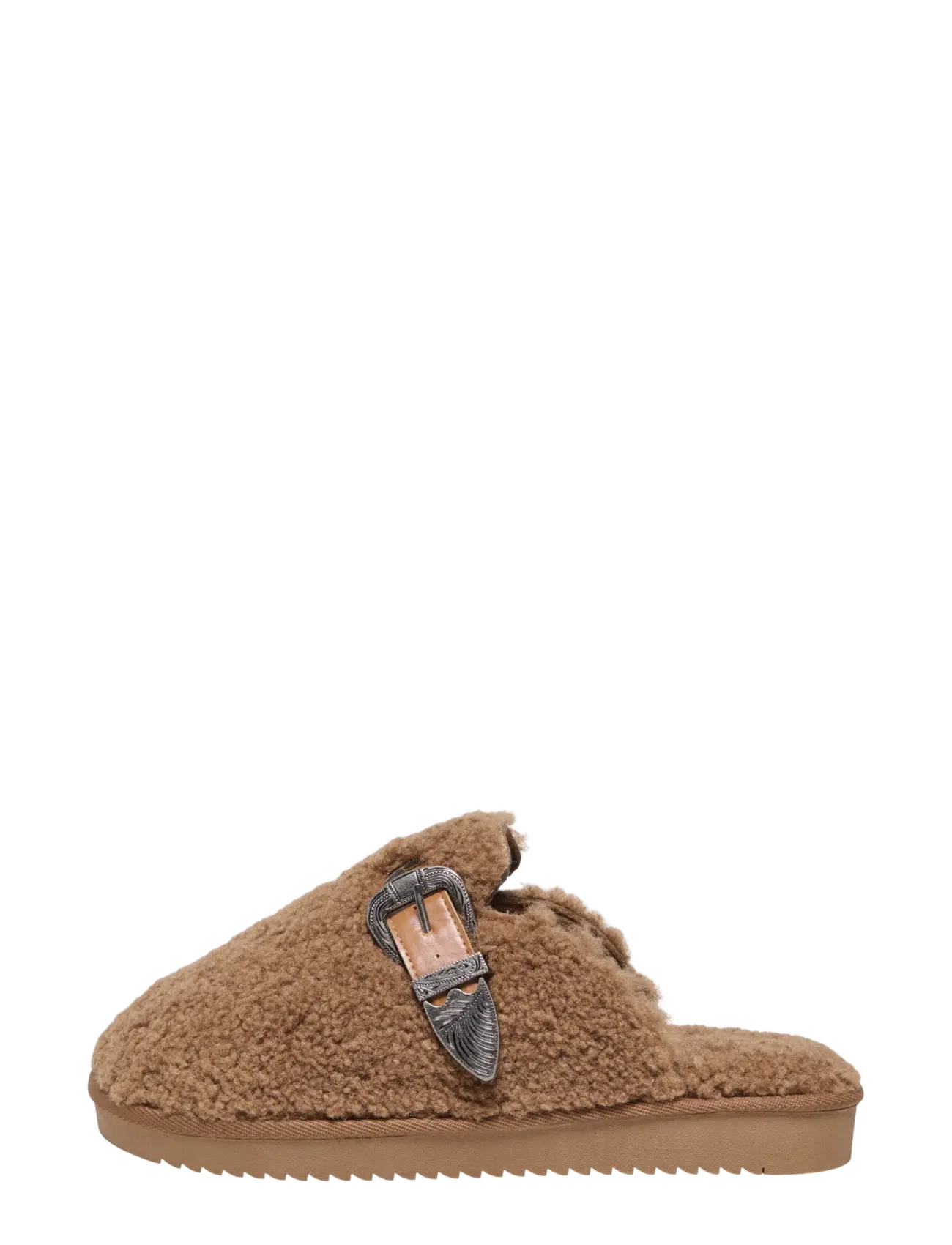 ONLY ONLMOLLY WESTERN TEDDY HOMESLIPPER - Hjemmesko - COGNAC / brown