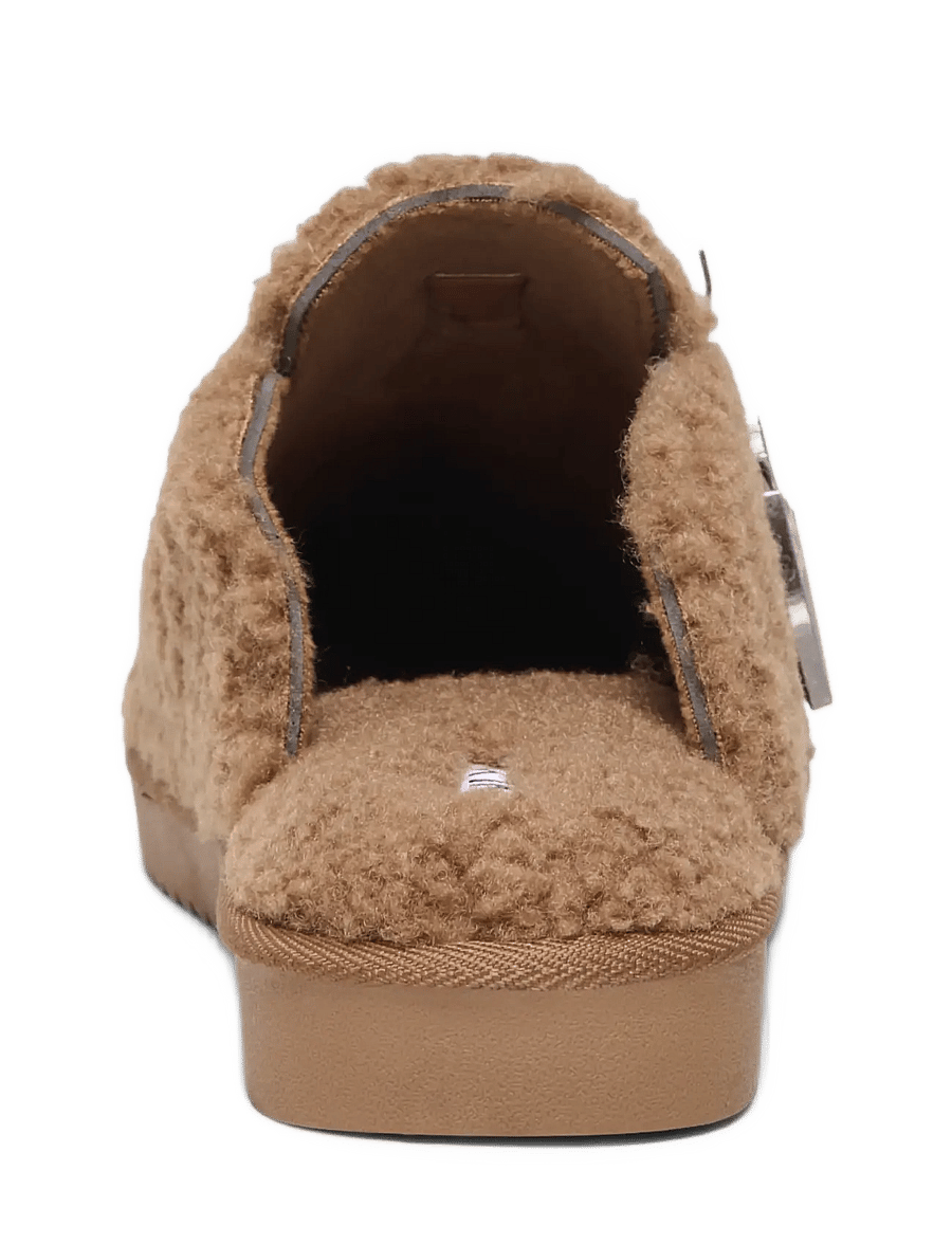 ONLY - ONLMOLLY WESTERN TEDDY HOMESLIPPER - flade mules - cognac - 2