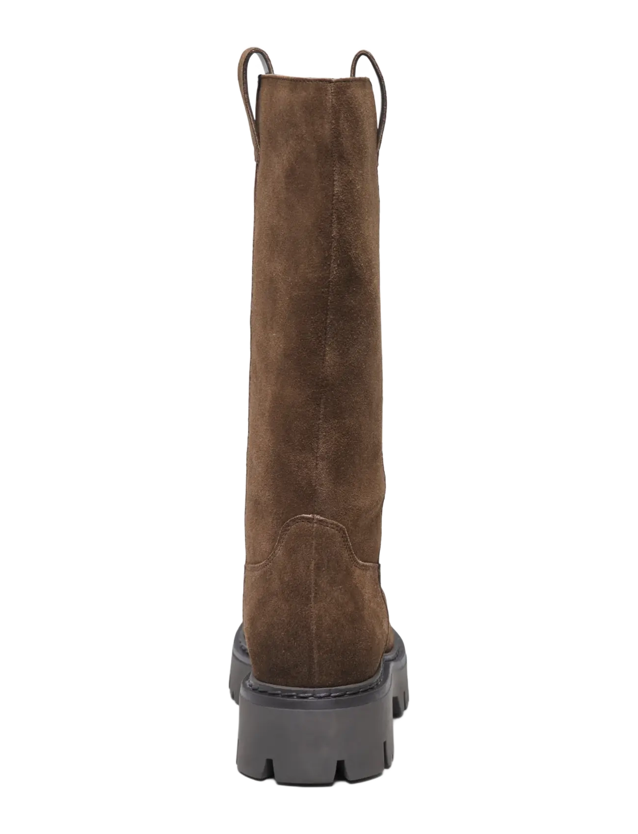 ONLY - ONLEA LEATHER HIGH BOOT - kniehohe stiefel - brown stone - 1