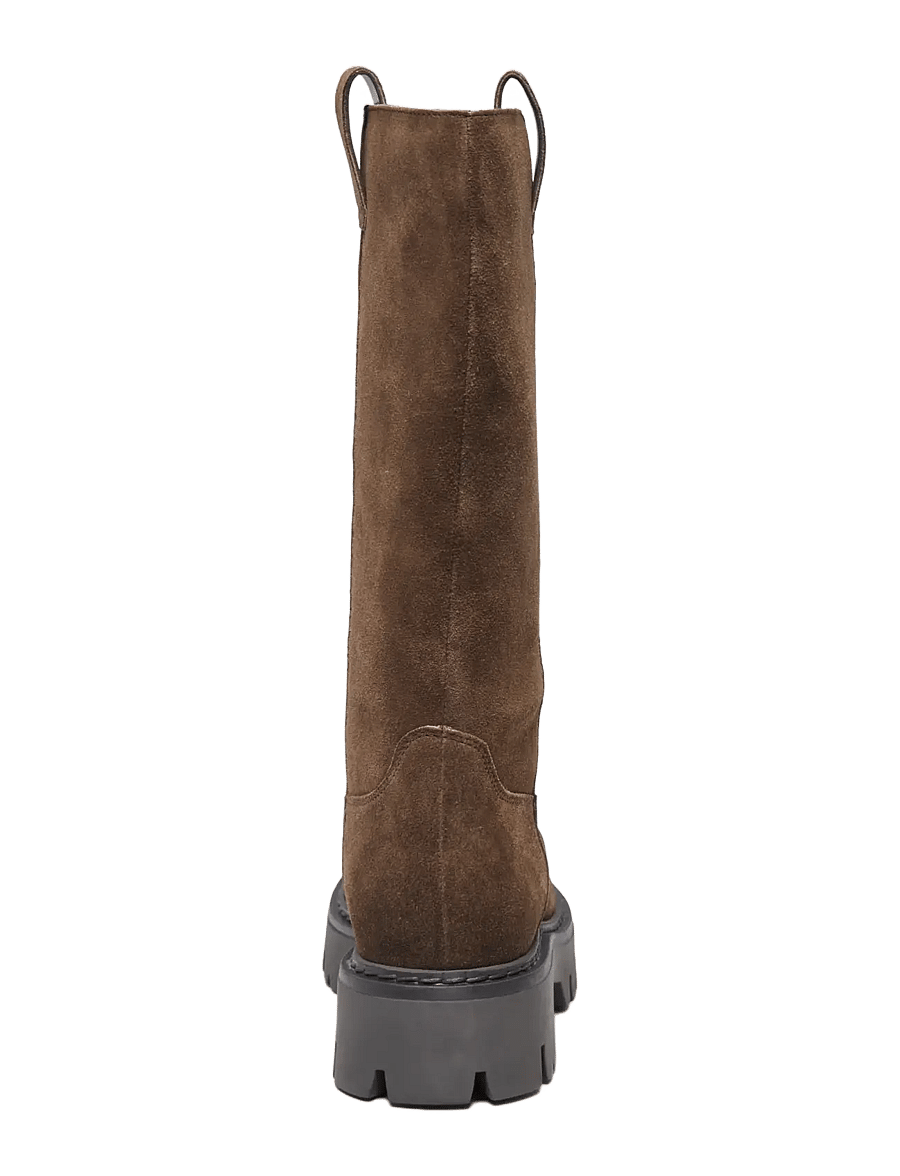 ONLY - ONLEA LEATHER HIGH BOOT - kniehohe stiefel - brown stone - 1