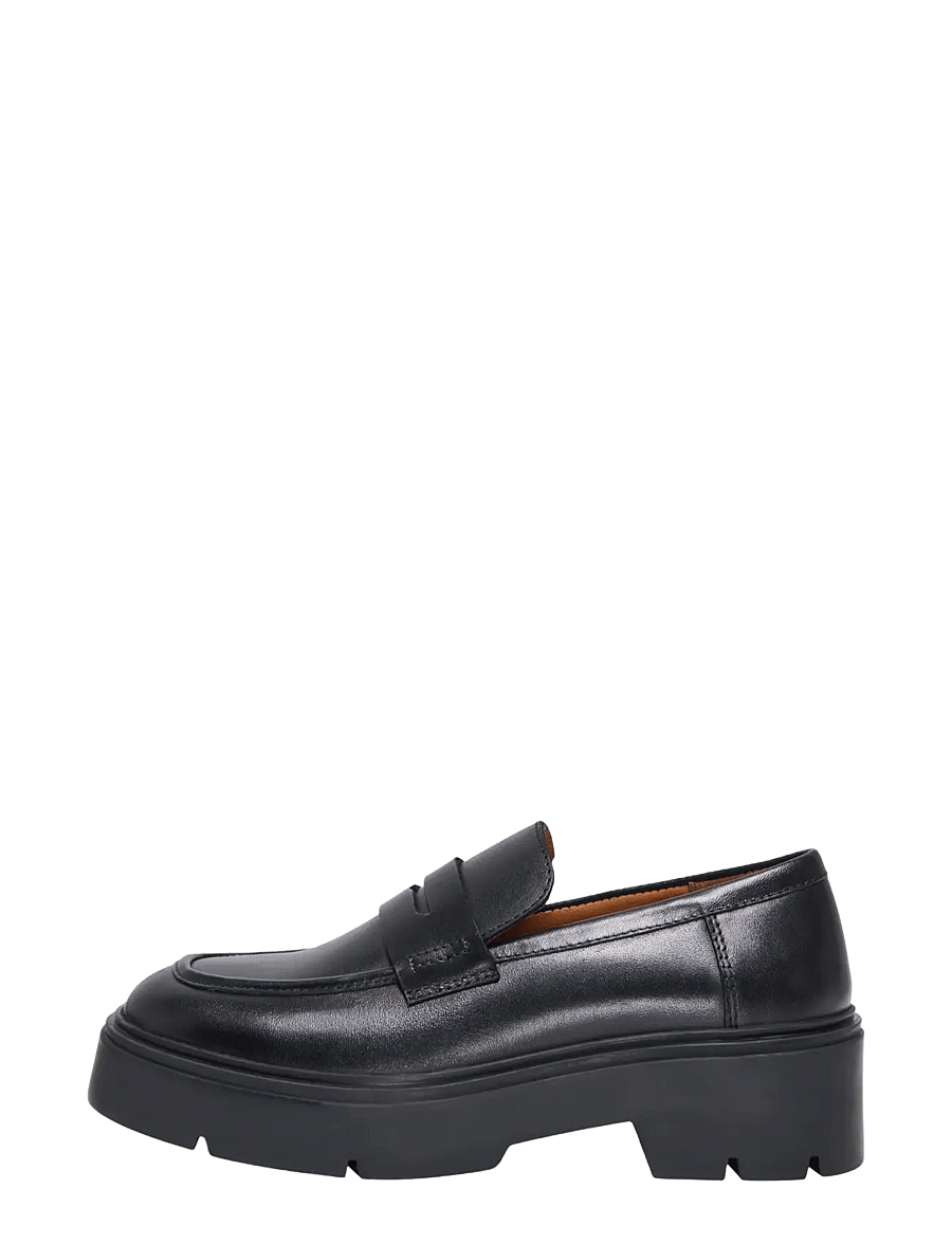 ONLY - ONLALMA LEATHER LOAFER - black - 0